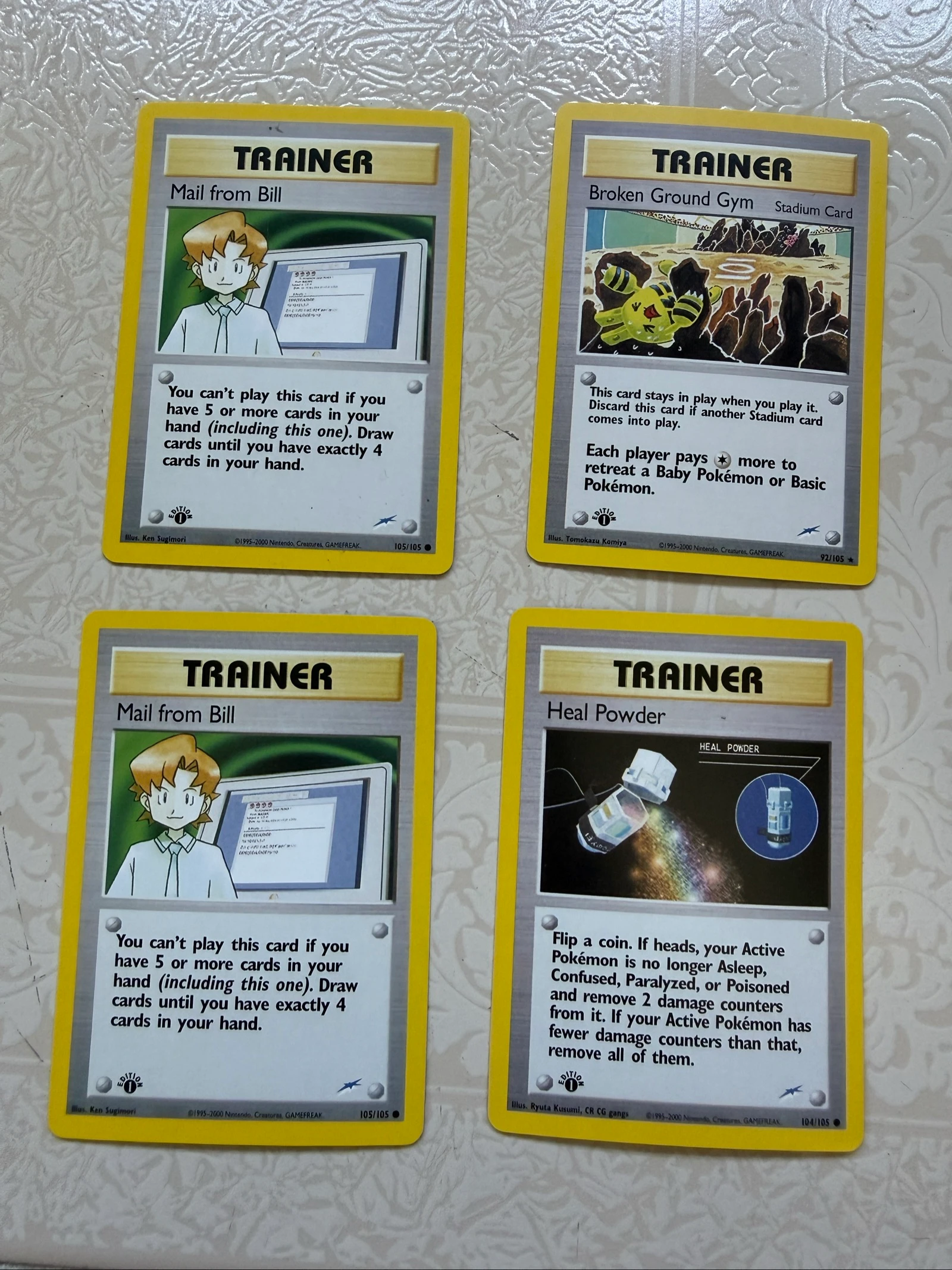 Carta Pokemon trainer neo destiny